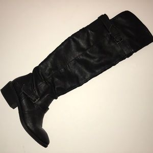 Black Knee High Boots